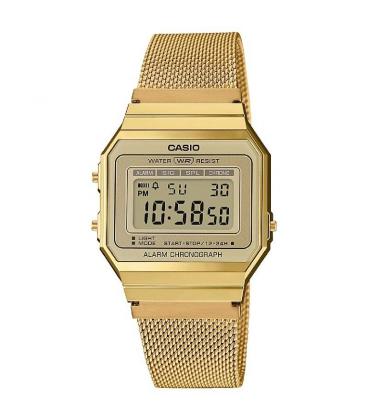 Reloj digital casio vintage iconic a700wemg-9aef/ 37mm/ dorado - Imagen 1