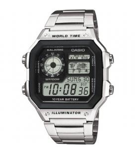 Reloj digital casio collection men ae-1200whd-1avef/ 45mm/ plata - Imagen 1