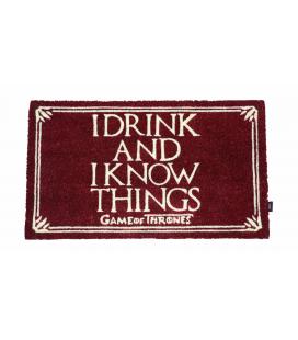 Felpudo game of thrones i drink and i know things - Imagen 1