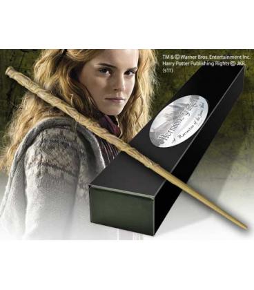 Replica the noble collection harry potter hermione granger varita con caja y placa de identificacion - Imagen 1