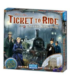 Juego de mesa ¡aventureros al tren! reino unido pegi 8 - Imagen 1