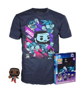 Pop & tee space jam looney tunes funko lebron james + camiseta pack 10 unidades todas las tallas - Imagen 1