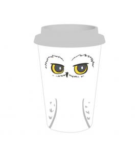 Vaso de viaje half moon bay harry potter hedwig