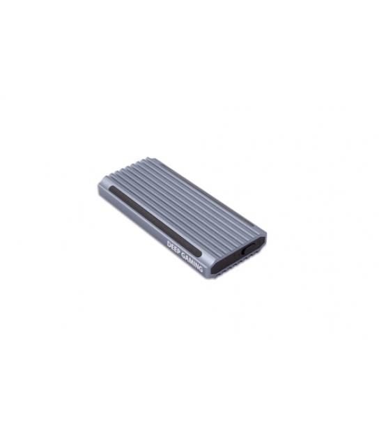 Caja externa portatil - carcasa disco duro m.2 - hub 6 en 1