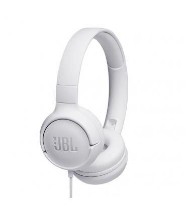 AURICULARES DIADEMA JBL TUNE 500 WIRED ON-EAR HEADPHONES - WHITE - Imagen 1