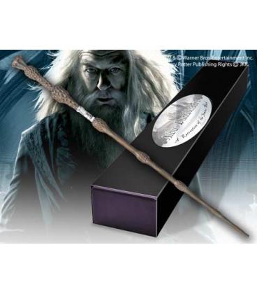 Replica the noble collection harry potter albus dumbledore varita con caja y placa de identificacion - Imagen 1