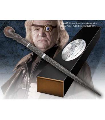 Replica the noble collection harry potter alastor moody varita con caja y placa de identificacion - Imagen 1