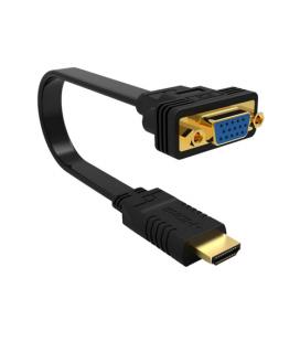 CABLE ADAPTADOR EWENT HDMI A VGA 20CM MACHO - MACHO