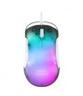 Ratón Gaming Mars Gaming MMGLOWW/ Hasta 12800 DPI/ Blanco
