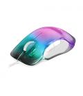 Ratón Gaming Mars Gaming MMGLOWW/ Hasta 12800 DPI/ Blanco