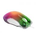 Ratón Gaming Mars Gaming MMGLOWW/ Hasta 12800 DPI/ Blanco