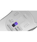 Ratón Gaming Mars Gaming MMGLOWW/ Hasta 12800 DPI/ Blanco