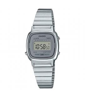 Reloj digital casio vintage mini la670wea-7ef/ 30mm/ plata - Imagen 1