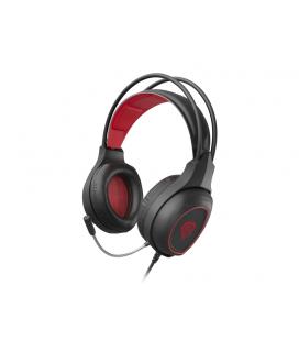 AURICULARES GAMING GENESIS RADON 300 7.1 VIRTUAL USB NEGRO ROJO