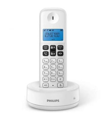 Teléfono inalámbrico philips d1611w/34/ blanco - Imagen 1