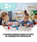 LEGO DUPLO 10947 Town Coches de Carreras, Juguete para Niños 2 +Años - Imagen 1