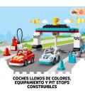 LEGO DUPLO 10947 Town Coches de Carreras, Juguete para Niños 2 +Años - Imagen 2