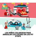 LEGO DUPLO 10947 Town Coches de Carreras, Juguete para Niños 2 +Años - Imagen 3