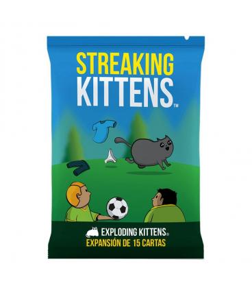 Juego de mesa pack expansion exploding kittens streaking kittens pegi 7 - Imagen 1