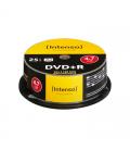 Tarrina de dvd+r virgenes intenso 4.7gb 16x 25 unidades - Imagen 9