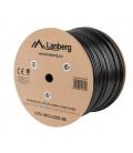 Bobina para exterior lanberg cat.6 ftp rj45 cobre gel - filled fluke awg23 305m negro - Imagen 2