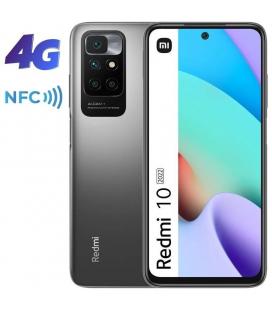 Smartphone xiaomi redmi 10 2022 nfc 4gb/ 64gb/ 6.5'/ gris carbón