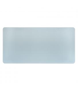 Phoenix matepad alfrombrilla pu 80 x 40 cm antideslizante impermeable materíal simil cuero azul - gris - Imagen 1