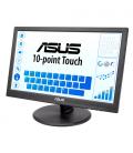 Monitor Profesional Táctil Asus VT168HR 15.6"/ WXGA/ Negro