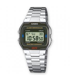 Reloj digital casio vintage iconic a163wa-1qes/ 37mm/ negro y plata - Imagen 1