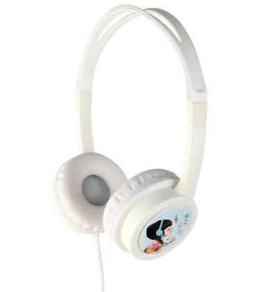 AURICULARES PARA NIÑOS GEMBIRD CONTROL DE VOLUMEN BLANCO - Imagen 1