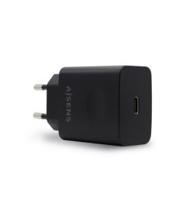 AISENS Cargador USB-C PD 3.0 1 Puerto 1x USB-C 20 W, Negro