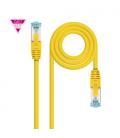 Nanocable Cable de Red Cat.7 600MHZ LSZH SFTP PIMF AWG26, Amarillo, 2 m - Imagen 1