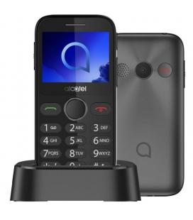 Teléfono móvil alcatel 2020x para personas mayores/ gris metal - Imagen 1
