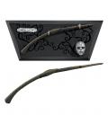 Replica the noble collection harry potter varita en expositor con mascara bellatrix lestrange - Imagen 1