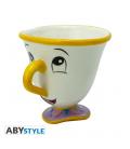 Taza 3d abystyle disney la bella y la bestia - chip - Imagen 1