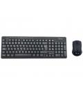 Kit teclado + raton inalambrico l - link ll ll - kb - 555 - wcombo usb negro - Imagen 2