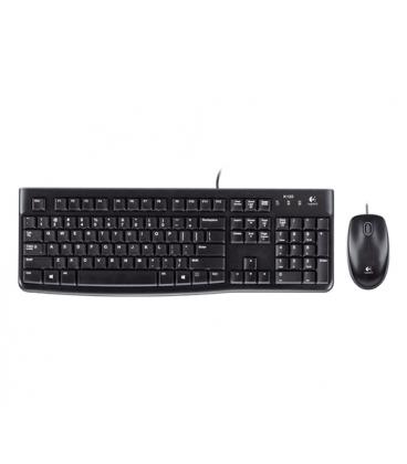 Logitech Desktop MK120 teclado USB QWERTY Italiano Negro - Imagen 1