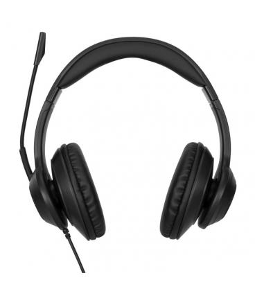 AURICULARES STEREO TARGUS ALAMBRICO NEGRO - Imagen 1