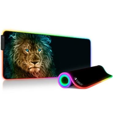 Alfombrilla subblim submp-02rgb10 led rgb lion xl/ 800 x 300 x 4 mm - Imagen 1