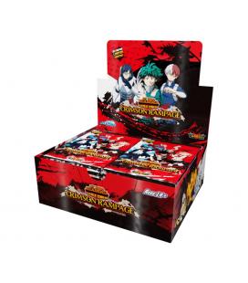 Juego de cartas my hero academia booster pack crimson rampage 1 sobre