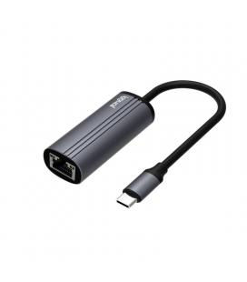 iggual Adaptador tipo C a RJ45 Gigabit SILVER