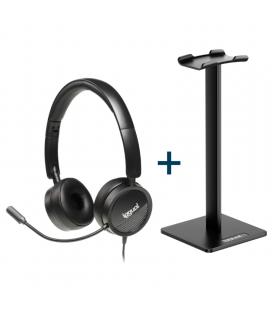 iggual Kit auriculares Dual Tech + soporte SA22