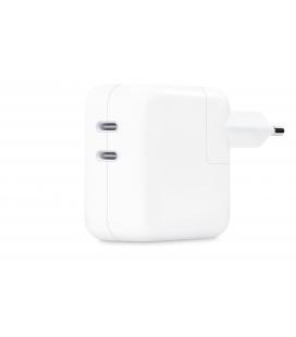 Cargador de pared doble apple mnwp3aa/a/ 2xusb tipo-c/ 35w