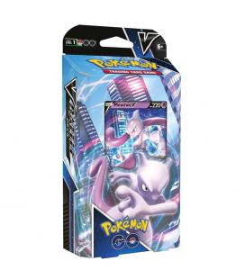 Juego de cartas pokemon tcg pokemon go battle deck mewtwo v inglés