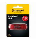 Intenso 3502491 Lápiz USB 2.0 Rainbow 128GB Rojo