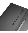 Tacens 2ALUXM Caja PC Minitorre Micro-ATX Ventilador 12cm Acero Ultraligero Negro