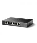TP-Link TL-SF1006P switch Fast Ethernet (10/100) Energía sobre Ethernet (PoE) Negro