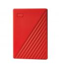 DISCO EXT 2,5" WD 4TB MY PASSPORT USB 3.2 ROJO