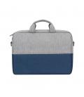 RIVACASE 7532 Grey/blue Prater Maletín 15,6" gris-azul