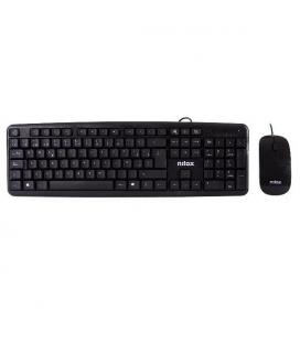 COMBO TECLADO + RATON FLAT NILOX USB NEGRO